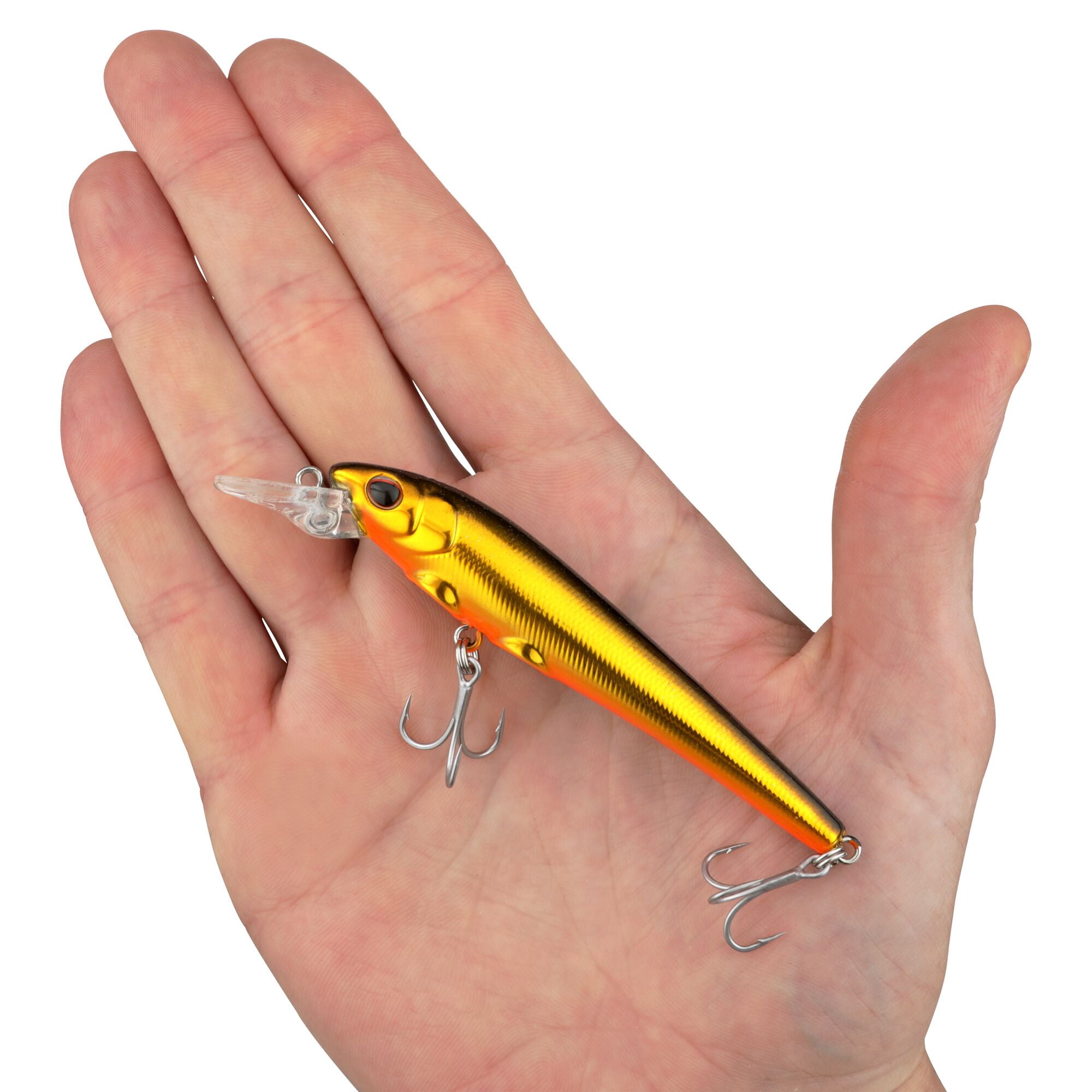Berkley Hit Stick Saltwater, 3.75 in, Crankbaits, Black Gold (1 Count)