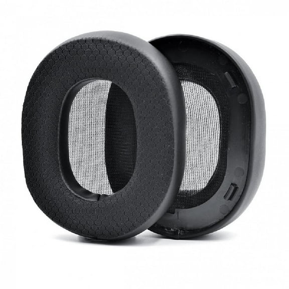 2X Black Soft Leather Foam Cloth Ear Pads Cushions Earpads For Plantronics RIG 500PRO Headset Headphone