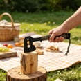 thumbnail image 6 of RYDCOT Multi Function Camping Axe, Camping Gear Survival Tool with Axe Hammer Bottle Can Opener & Nylon Sheath Gifts for Men Perfect Camping Hiking Survival, 6 of 6