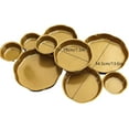 thumbnail image 7 of Gold Modular Bowl Set, Cluster Snack Serving Dish, Food Grade and Space Saving, Multi-Compartment Party Platter for Appetizers, Nuts, Wedding and Home Decor (Gold (1PCS)), 7 of 7