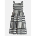 thumbnail image 4 of Terra and Sky Women's Plus Sleeveless Midi Tiered Dress, Sizes 0X-5X, 4 of 4