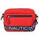 thumbnail image 1 of Bandolera Nautica Puf de nylon rojo para mujer, 1 of 6