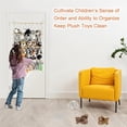 thumbnail image 3 of 3-layer wooden toy net, stuffed animal net or hammock, small stuffed animal toy storage net, stuffed animal net (FMY), 3 of 5