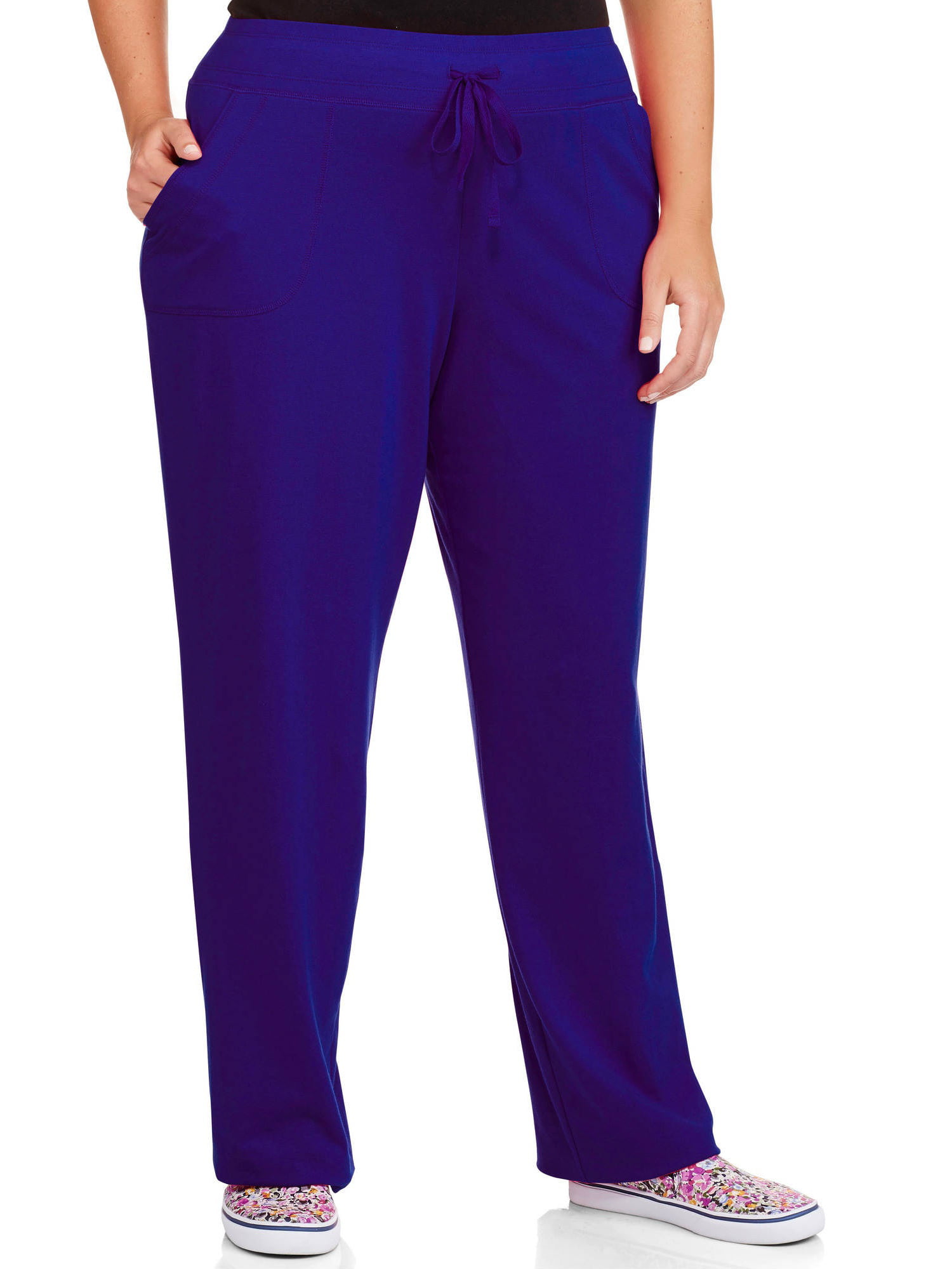 Danskin Now Women's Plus-Size Relaxed Pants with Drawstring - Walmart.com