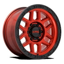 KMC Aluminum Rim KM544 MESA 17X9in Candy Red with Black Lip Finish, KM54479068912N