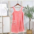 thumbnail image 2 of Toallas de baño portátiles Mujer Baño Baño Toalla Envoltura Suave Desgaste Agua Absorbente Bañera Falda Rosa 1 Magideal Toallas de baño portátiles, 2 of 6