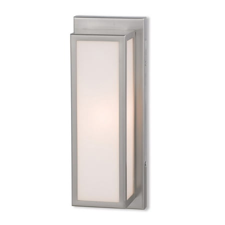 

Bathroom Vanity 1 Light Fixtures With Brushed Nickel Finish Steel Material LED 5 8 Watts