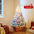 thumbnail image 4 of Gymax 6FT Artificial Christmas Tree w/ 820 Branch Tips 250 Warm White LED Lights, 4 of 10