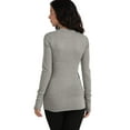 thumbnail image 3 of J. METHOD Women's Snap Button Cardigan Long Sleeve Knit Ribbed Sweater, 3 of 6