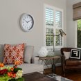 thumbnail image 5 of Decorative Classic Round Wall Clock For Living Room, Kitchen, Dining Room, Plastic, 5 of 11