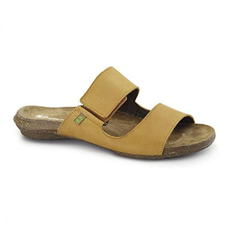 El Naturalista ND75 Ladies Leather Velcro Sandals Carrot Carrot sa 38