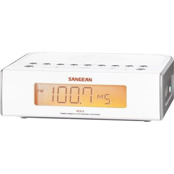 Sangean America RCR-5 Digital AM/FM Clock Radio with Dual Alarms