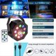thumbnail image 5 of DJ Stage Party Disco Luces Proyector 9LED Rojo Verde Azul Flash EstroboscóPico Navidad Fiesta DecoracióN Luces, 5 of 5