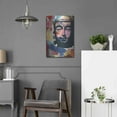 thumbnail image 5 of Luxe Metal Art 'Painted Buddha II' by Linda Woods, Metal Wall Art, 16"x24", 5 of 9