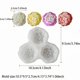 thumbnail image 3 of Vela de peonía: molde de silicona de 3 cavidades para fondant de peonía, apto para resina epoxi floral, cera, jabón, arcilla, yeso, velas de té, gelatina, chocolate y pasteles hechos a mano, 3 of 8