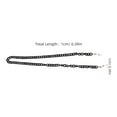 thumbnail image 2 of MasteelfCA 1PC Acrylic Eyeglasses Chain Non-slip Glasses Hanging Rope Hanging Chain (Black), 2 of 8