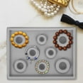 thumbnail image 5 of Fyeme Flocked Bead Design Board Bracelet Beading Necklace Jewelry Making Tray DIY Craft Tool, 5 of 8