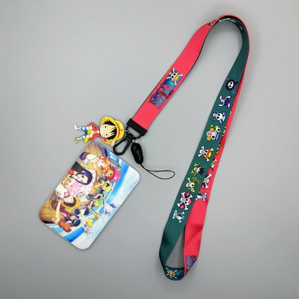 grube Bløde fødder justere Riapawel One Piece Anime Lanyard with Card Sleeve, Cartoon Anime Figures  Printed Long Lanyard and Card Sleeve for ID Card, Bus Card - Walmart.com