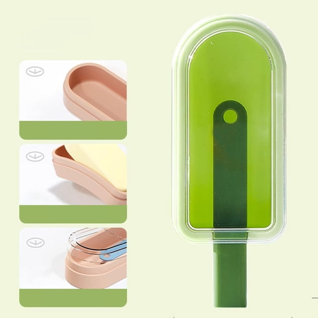 Silicone Set with Lid and Sticks for Homemade Ice for Family and Cheese Sticks