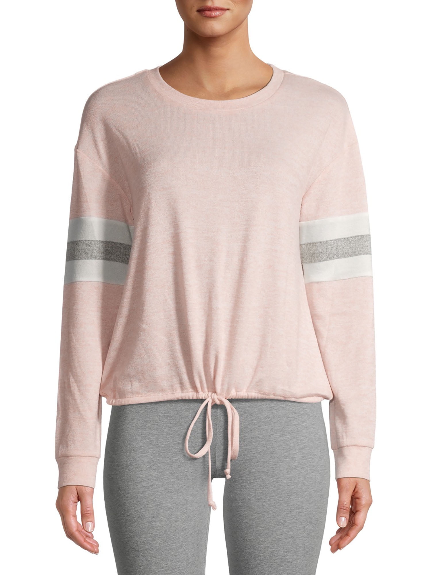 No Boundaries Juniors' Varsity Top with Tie Front