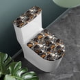 thumbnail image 3 of HELLHERO Ghost Spider Web Elastic Bottom Washable and Reusable 2 Piece Set with Adjustable Toilet Top Cover Set Toilet Lid Cover Easy to Install, 3 of 8