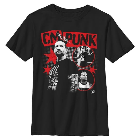 Boys WWE CM Punk T Shirt
