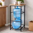 thumbnail image 1 of Porta Garrafón Doble 20L con Mesa de Madera | Soporte Metálico para Cocina u Oficina, 1 of 8