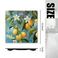 thumbnail image 2 of Bathroom Scale, Highly Accurate Digital Body Scale,Precisely Measures Weight up to 400 lbs-Lemon And Flowers On Blue Background, 2 of 4