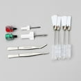 thumbnail image 4 of Sewing Machine Cleaning Includes Tweezers 4 Pieces Double Headed Brush Screwdriver, Mini Portable Screwdriver for Repair Machine Sewing Tools, 4 of 8