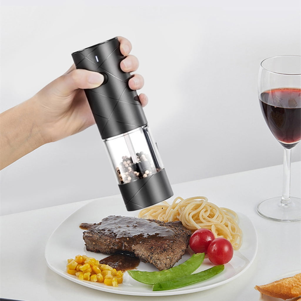 Electric Coffee Pepper Grinder Cordless Operation Multipurpose Kitchen Salt Mill