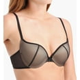 thumbnail image 1 of Women's Maidenform DM9900M Love The Lift Push Up & In Caged Mesh Demi Bra (Black w/ Body Beige 34A), 1 of 4