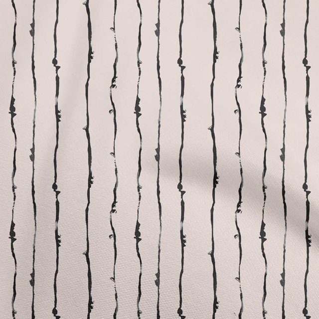 oneOone Georgette Viscose Light Peach Fabric Abstract Stripes Craft Projects Decor Fabric Printed By The Yard 42 Inch Wide
