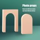 thumbnail image 3 of Inteprter Utilería fotográfica geométrica 3D, bloque de espuma, adornos de fotografía, decoración del hogar, 1 ud., hexágono blanco Artesanía No.12, 3 of 6