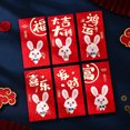 thumbnail image 1 of Maoww Rabbit Year Creative Cartoon Gift, New Year's Red Envelope Bag, Wedding Red Envelope, 1 of 2