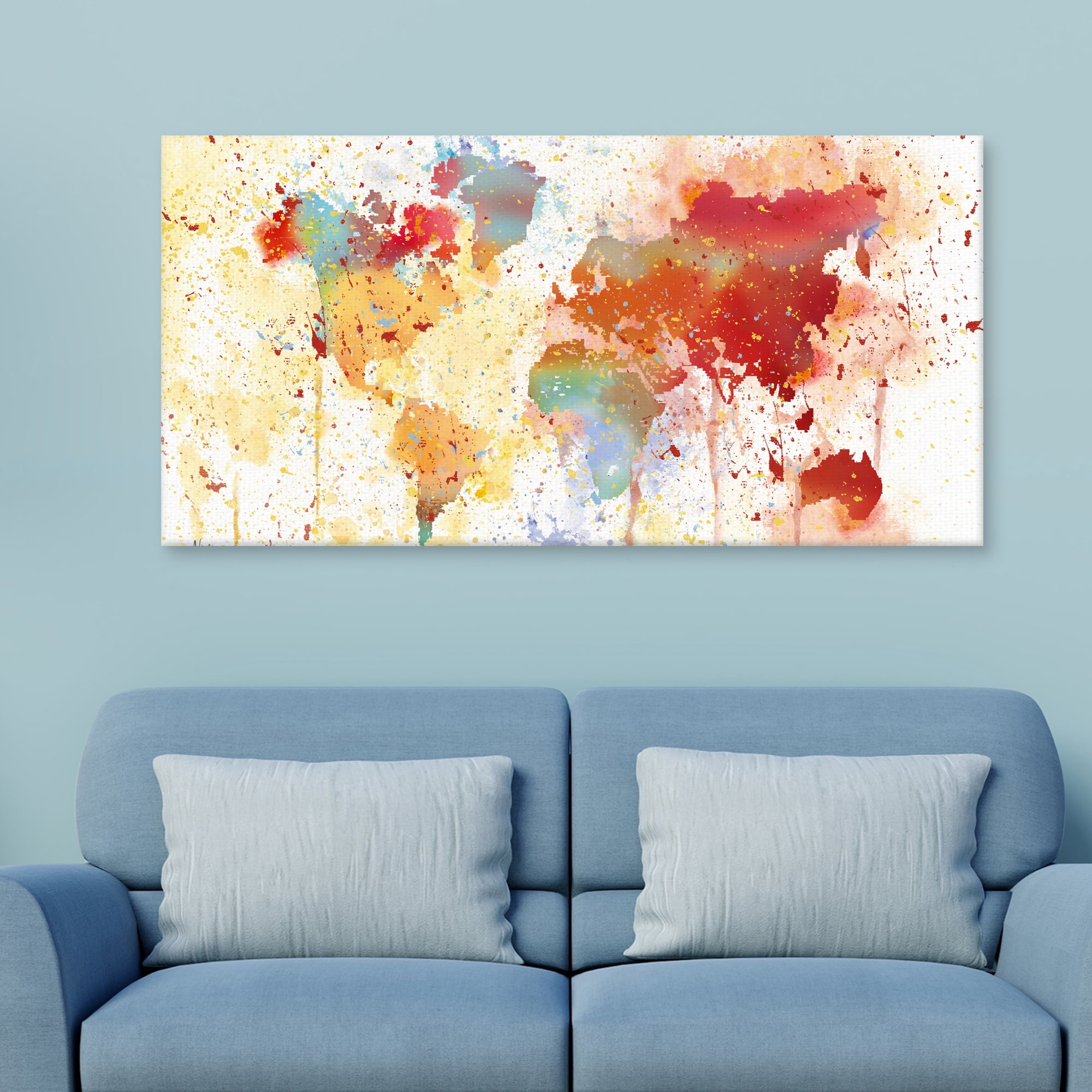 Traveled the World by Nan Canvas Art Print