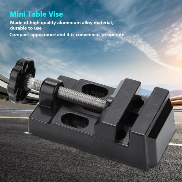 Aleación de Aluminio Mini Hogar Clamp Table Jaw Bench Clamp Taladro Prensa Apertura Mesa Paralela Tornillo de Sujeción Máquina de La Máquina de Sujeción Ecomeon no