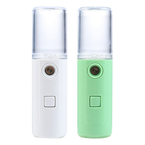 Generador de vapor facial, spray recargable por USB, tanque de agua visible para hidratación facial y cuidado de la piel