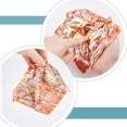 thumbnail image 4 of 50 hojas de papel metalizado con diseños, lámina metálica jaspeada, lámina metálica roja de imitación, láminas de pan de oro., 4 of 9