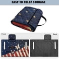 thumbnail image 6 of Whosucclay American Flag Butterfly Print Club Car Seat Covers, Golf Cart Accessories for EZGO Yamaha Club Cart 2-Person Golf Cart, 4 Pockets 51.18 x 30.3 inches, 6 of 9
