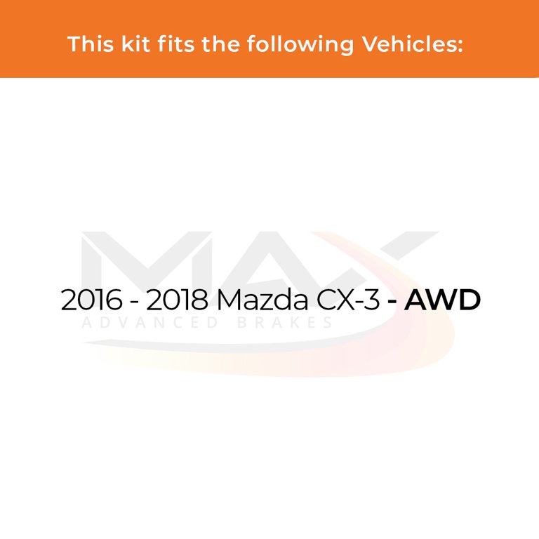 Front Rear Ceramic Pads And Disc Brake Rotors Kit For 2016-2018 Mazda CX-3 FWD K8A-102326 | Best Buy Canada Front Rear Ceramic Pads And Disc Brake Rotors Kit For 2016-2018 Mazda CX-3 FWD K8A-102326 | Best Buy Canada