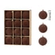 thumbnail image 3 of Juego de adornos de bolas de Navidad Paquete de 12 | Café Rojo Verde Flocado 2.36in | Decoraciones de árbol de Navidad irrompibles | Estilos ligeros, fáciles de colgar, variados para decoración de, 3 of 6