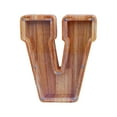 thumbnail image 2 of Wooden English Letter Savings Can Transparent Glass Savings Can, 2 of 5