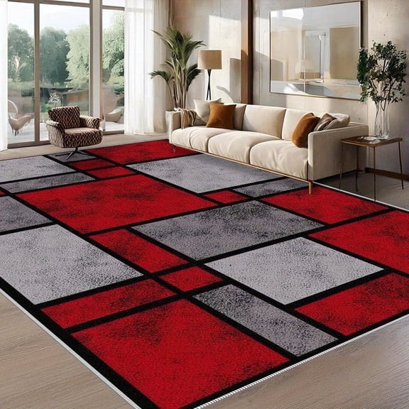 79x118in room carpet bedroom dining room carpet for under table colorful area rug large area rug modern abstract area rug
