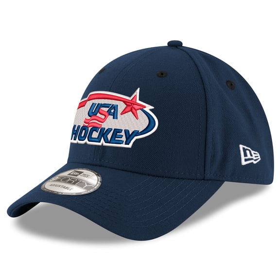 Men's New Era Navy US Hockey 9FORTY Adjustable Hat