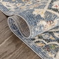 thumbnail image 5 of Well Woven Miro Nantes Medallion Oriental Botanical Blue Vintage Distressed 7'10" x 9'10" Area Rug, 5 of 8
