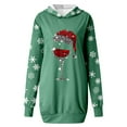 thumbnail image 5 of Pntutb Robe d'Été pour les Femmes 2024 Femmes Occasionnels avec Poche de Noël Imprimé Manches Longues à Capuche Femmes Robe, 5 of 5