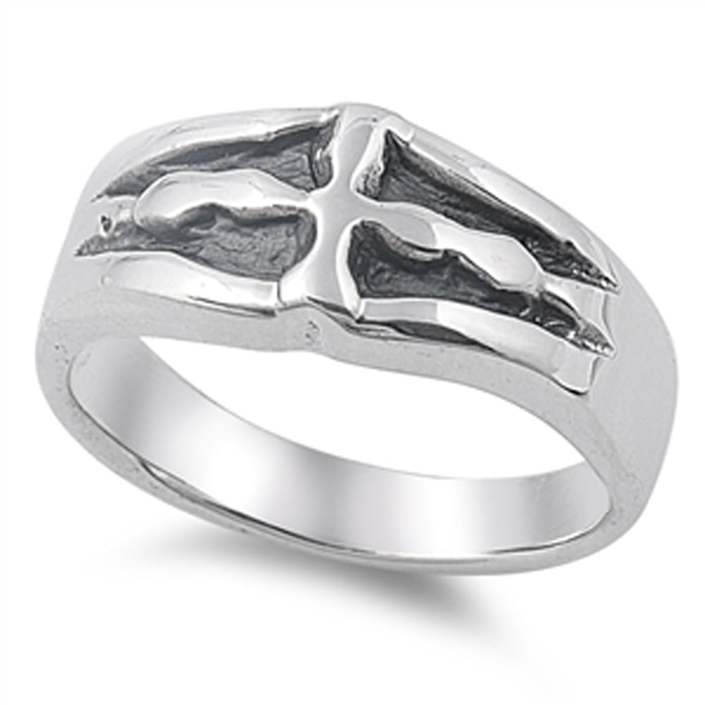 New Wide .925 Sterling Silver Filigree Ring Sizes 6-10 Easter Gift