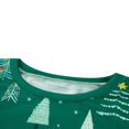 thumbnail image 4 of Family Matching Clothes Christmas Sleepwear  Tree Print Tops Trousers Baby Romper Pajamas Set, 4 of 7