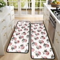 thumbnail image 4 of Kitchen Rugs Sets Of 2,White Cow Smile Pattern Anti Fatigue Kitchen Mat Rugs Non Slip Washable,Decorative Kitchen Floor Mats for Kitchen,Sink,Laundry,17"x47"+17"x47", 4 of 5