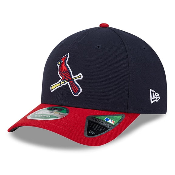 Men's New Era  Navy/Red St. Louis Cardinals Player Replica 9FORTY Adjustable Hat